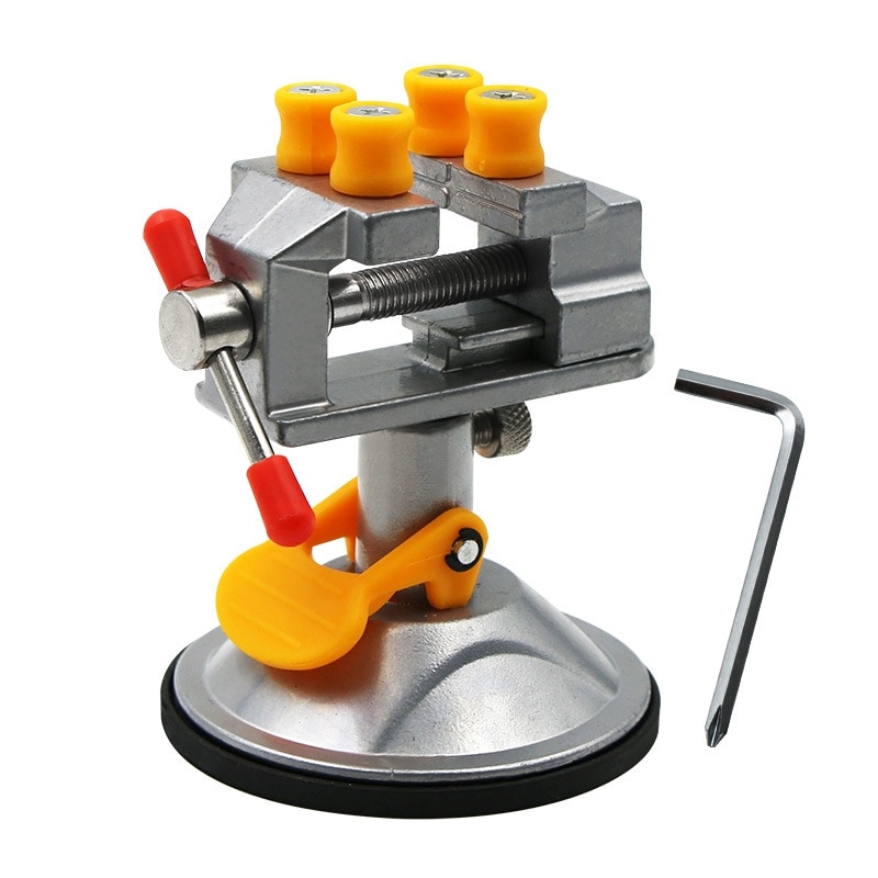 Tabela vise bancada torno quadro fixo otário braçadeira ajustável rotatable liga de alumínio bancada parafuso para diy artesanato molde reparo fixo t