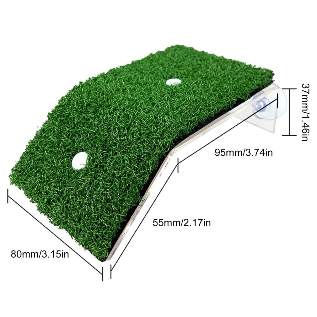 Turtle Basking Platform Suction Cup Tortoise Climbing Ladder Fish Tanks Decor Simulate Lawns Glass Aquarium Bask Ladder