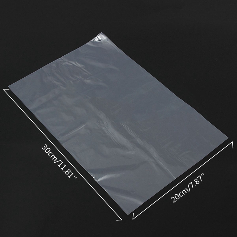 Big 100 Stuks PVC Warmte Krimpfolie Zakken Platte Seal Verpakking 8 inch x 12 inch