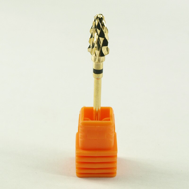 EasyNail 1 pcs Gold XC vorm carbide nail boor elektrische nagelvijl boor Grote carbide boor 3/32'' bit, fabriek prijs!