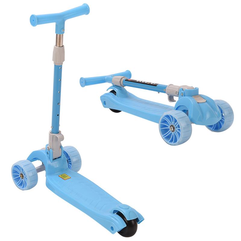 Kinderen Verstelbare Voet Scooters Led Light Up Scooter Voor Kinderen Met 3 Lichtgevende Wielen Roller Skateboard Speelgoed Voor Baby hwc