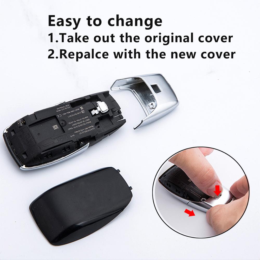 Carcasa de llave de coche para AMG Barbus, carcasa de repuesto para Mercedes Benz C/E/S E260L E200L E300L C260L E320L GLE350 GLE450 S320