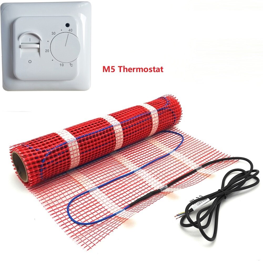 50cmX1m Warm Floor Heating Mat 220V 150w/m2 Room Heater with WiFi Thermostat