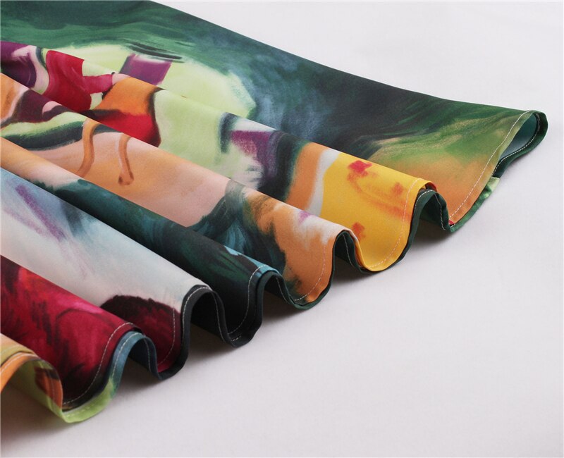 Summer Sleeveless Women Clothing Retro 50s 60s Cartoons Print Midi Dress Female Rockabilly Party Dresses Vintage Tunic Vestidos