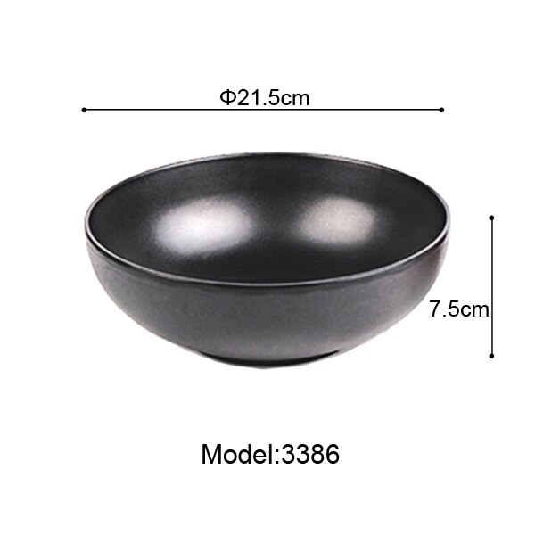 Melamine Servies Vorst Kom 12 Inch Grote Slakom Met Westerse Restaurant A5 Melamine Kommen Melamine Servies: 3386