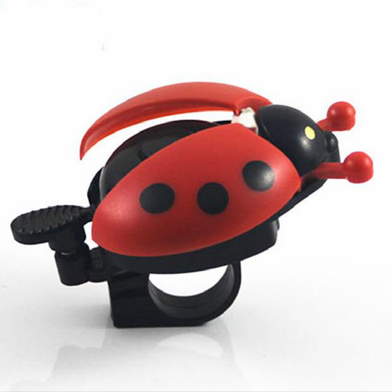 Fietsbel Ring Kever Cartoon Fietsen Bell Mooie Kids Lieveheersbeestje Bell Ring Voor Bike Rijden Hoorn Alarm Fiets Accessoires: Rood