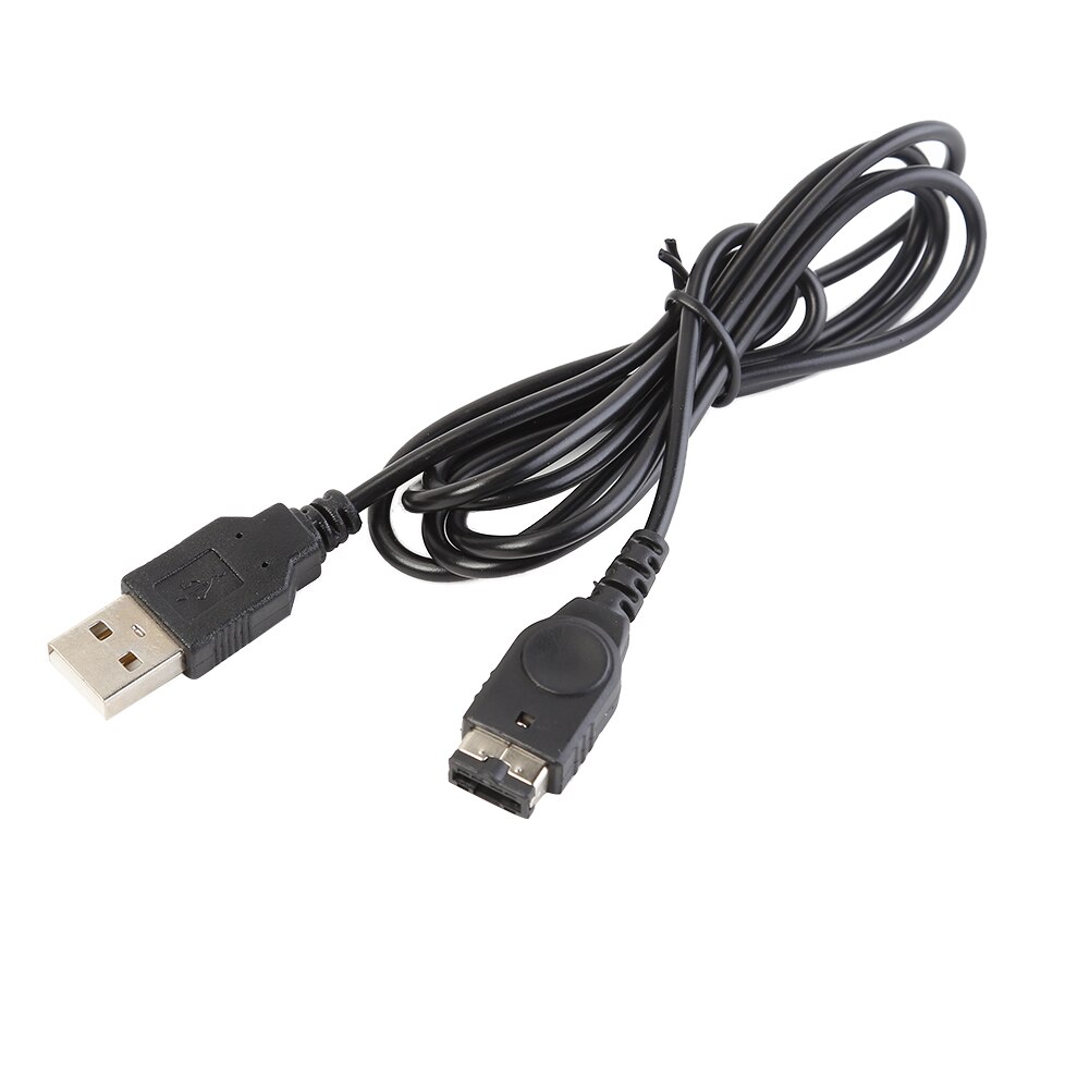 Cable de carga delicado negro 1,2 m 3.9ft USB cargador Juegos Accesorios para DS NDS Gameboy Advance SP GBA SP