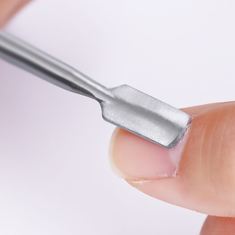 Dual-end Nail Cuticle Pusher Remover Stainless Steel Nail Art DIY Tools