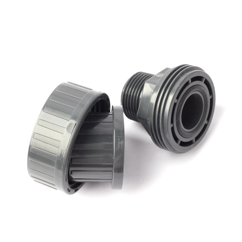 1pc Plastic PVC 1 inch Male Thread 32mm Union Water Pipe Connector Plastic Tube Adapter Garden Irrigation Fittings 1 inch Parts