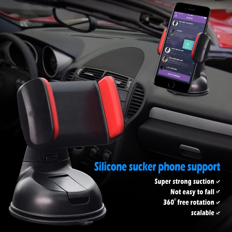 1pc Neue Vertikale Windschutzscheibe Schwerkraft Sucker Auto Telefon Halter Für IPhone X 11 Xiaomi Samsung Halter Auto Mobile telefon Stehen