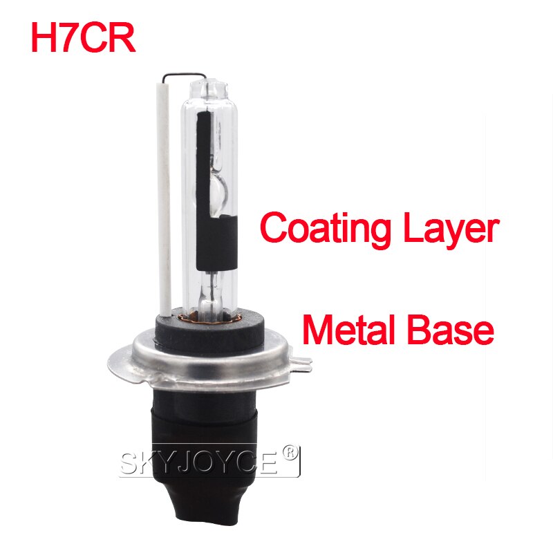 35W 55W Xenon H7C H7CR HID Bulb 4300K 5000K 6000K 8000K Metal Base Coating Layer Bulb For Car Light Xenon H7 HID Headlight Kit