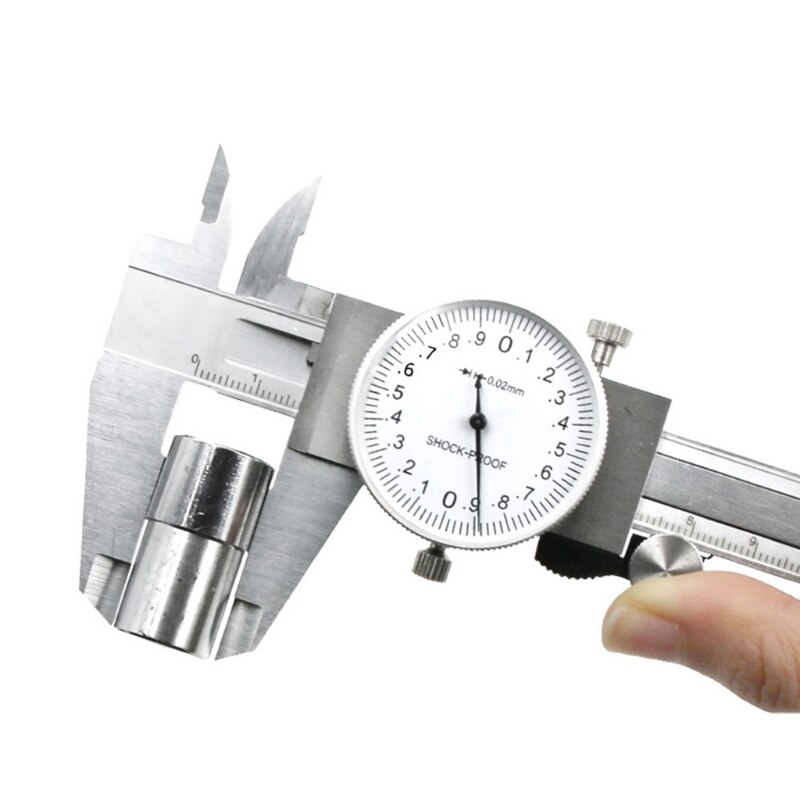 Metric Gauge Precision Dial Vernier Caliper Measuring Tool 0-150mm Shock-proof 63HA