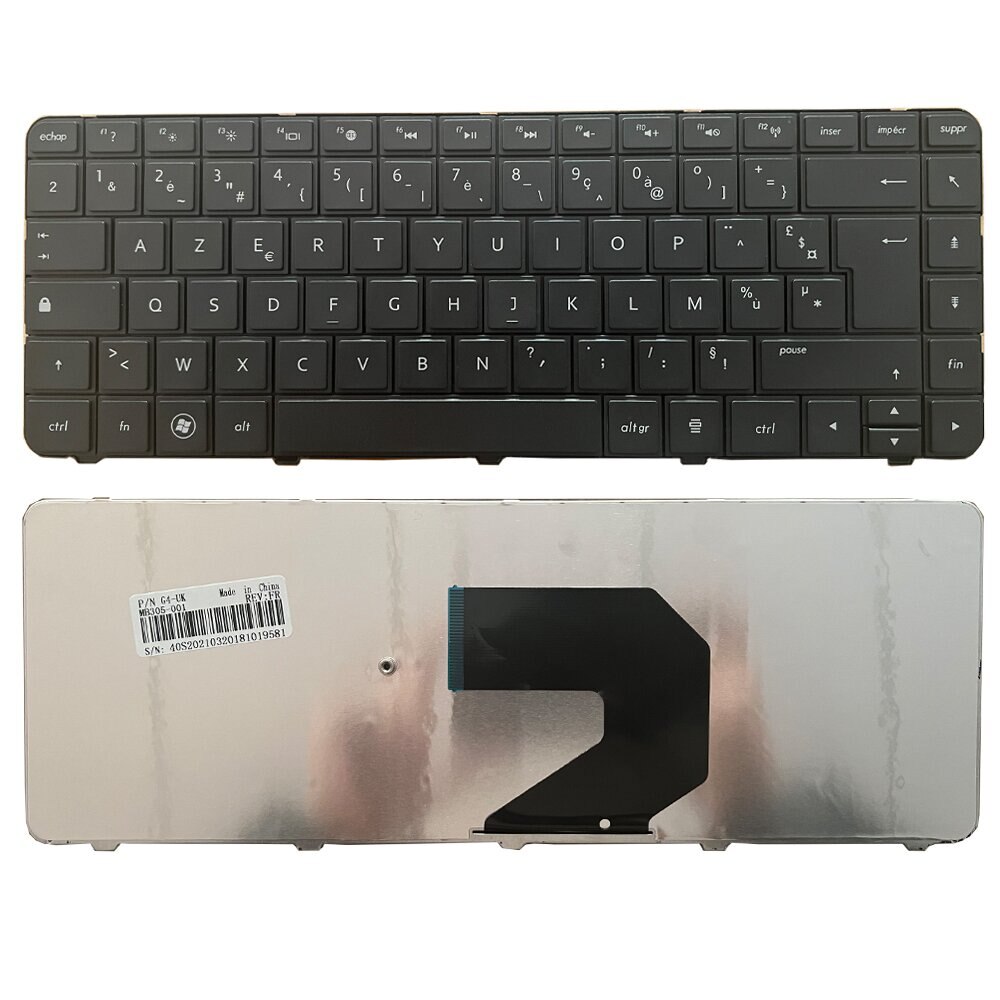 Clavier Français Pour HP Pavilion G4 G43 G4-1000 G6 G6S G6T G6X G6-1000 Q43 CQ43 CQ43-100 CQ57 G57 430 FR Noir Disposition AZERTY