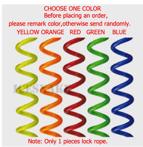 Veison motorfiets alarm waterdicht fietsalarm quad slot scooter schijfrem fietsslot motorfiets anti-diefstal motopadlock accessoires: Alleen het touw vergrendelen