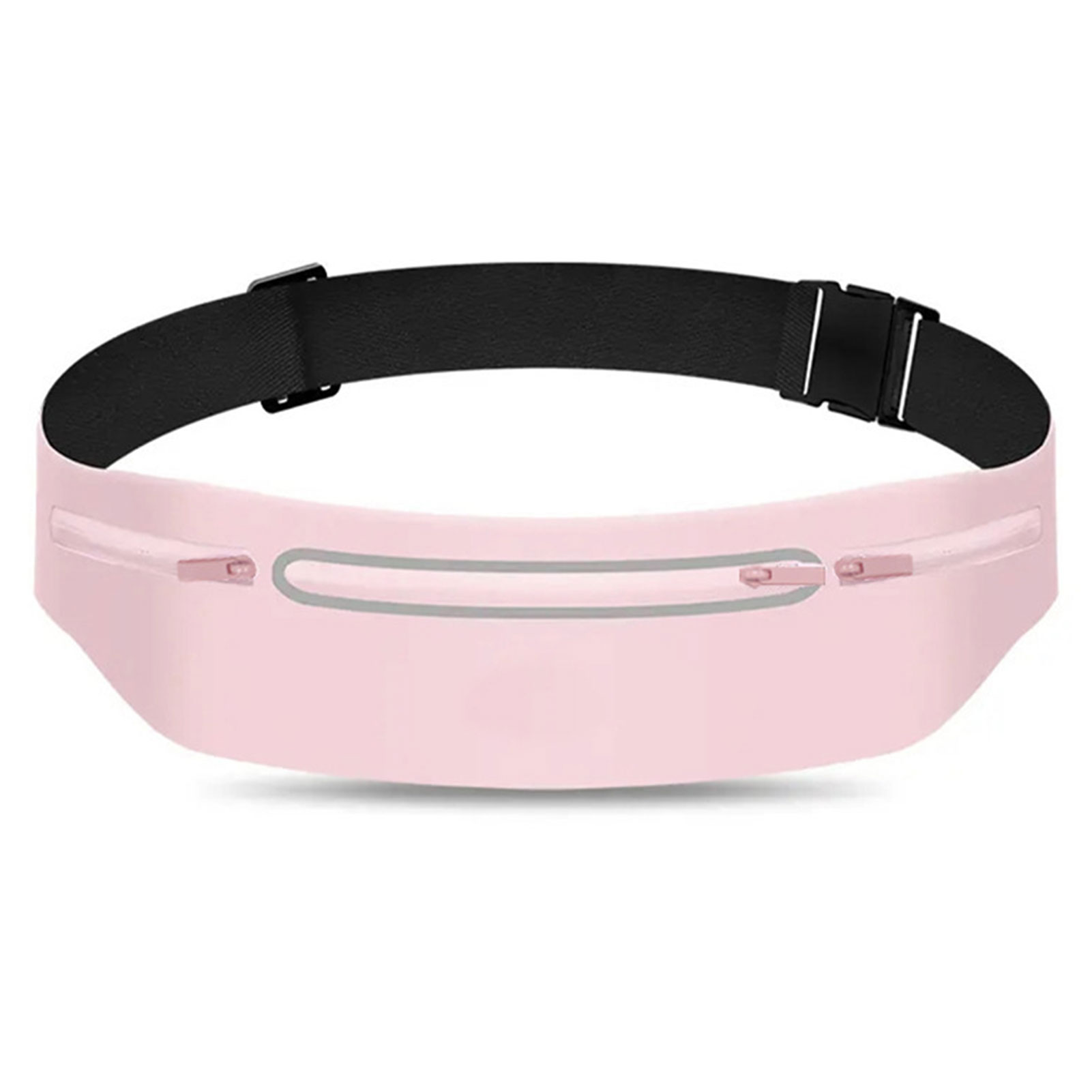 Waterdichte hardloopheuptas Verstelbare riem Heren Dames Slanke hardlooptassen Draagbare buitenkant Joggen Gym Sport Mobiele telefoon: groene kleur