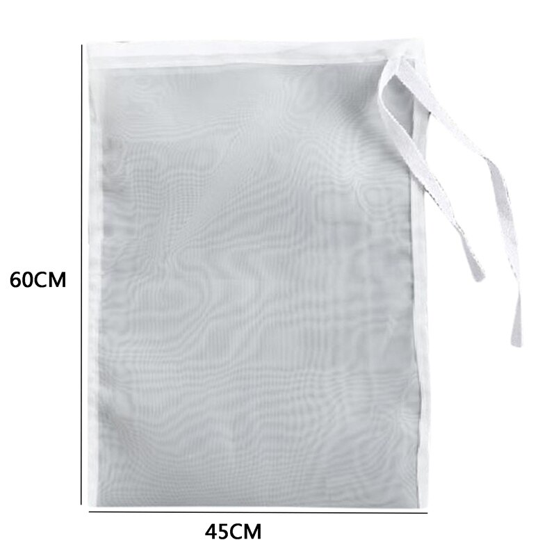 Bolsa de filtro de grado alimenticio, red de malla 100/200/300, colador de filtración de aceite de té, cerveza, leche y café, bolsas de tela de nailon para Cocina: 45x60cm / 100Mesh