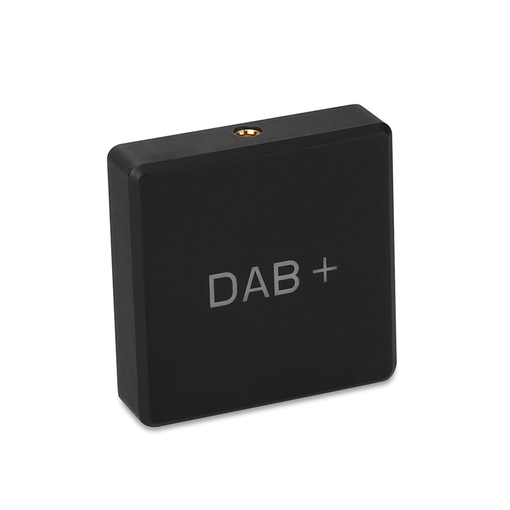 Universal USB Powered DAB+ Box Digital Radio Antenna Tuner for Car Radio Android 5.1 and Above FM Transmission DAB-004: black