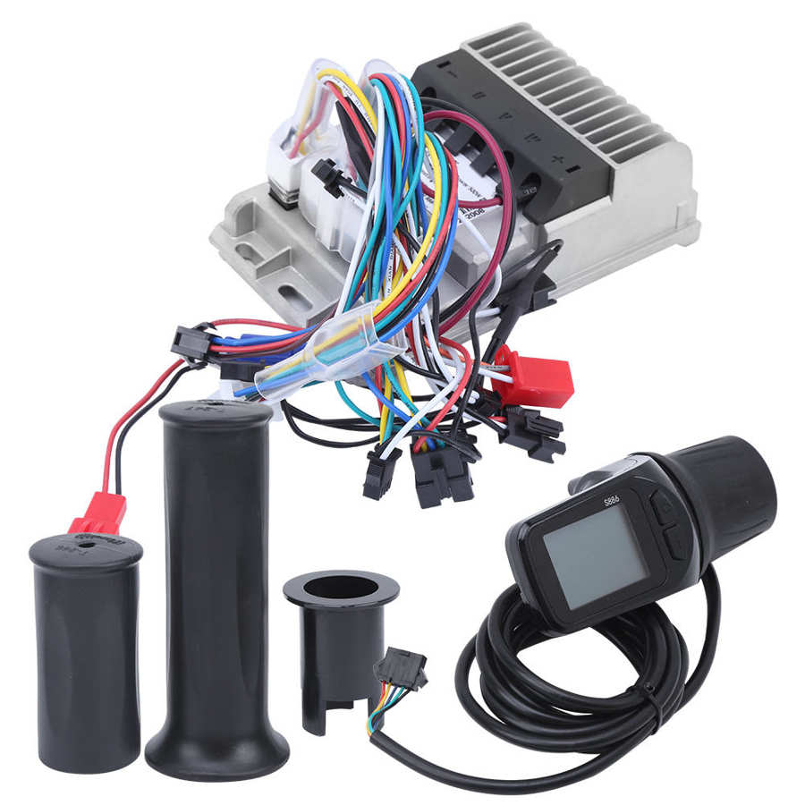 Borstelloze Controller Instrument 36/48V 500W Elektrische Driewielers 3 ‑Mode Sinusoid Borstelloze Controller Instrument Lcd Set