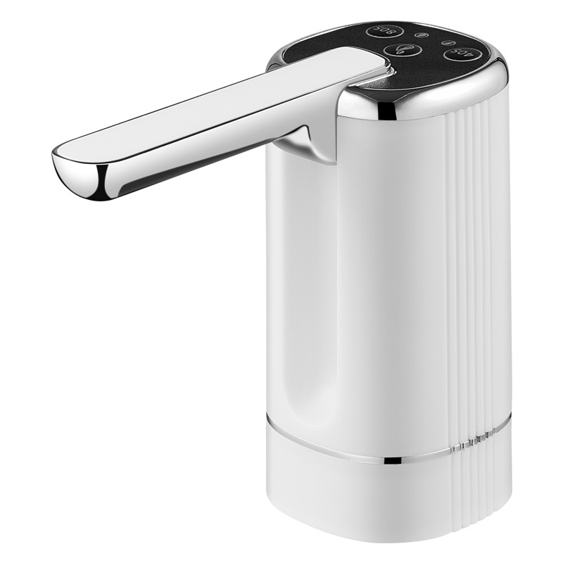 Wasserspender-Flaschenpumpe, elektrische Wasserpumpe für universelle Flaschen von 2–5 Gallonen, tragbarer Trinkwasserspender mit USB-Aufladung: Brown