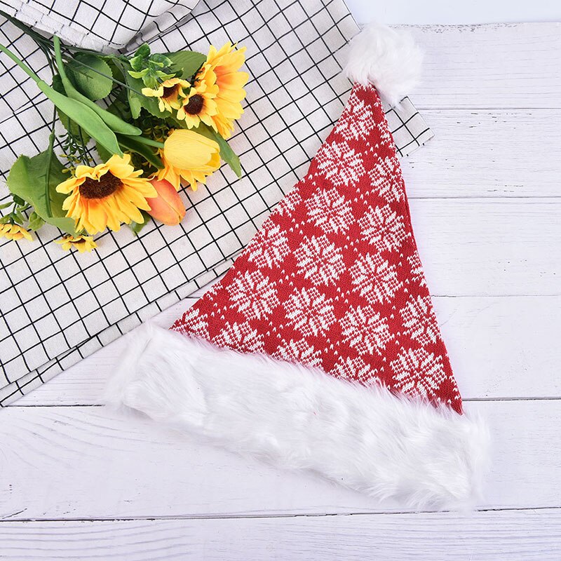 The Christmas Pudding Hat Wool Knit Knitted Xmas Winter Men Ladies