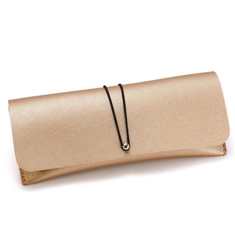 Pu skinn brille etui deksel solbriller briller holder boksen briller solid oppbevaring bærbar briller veske