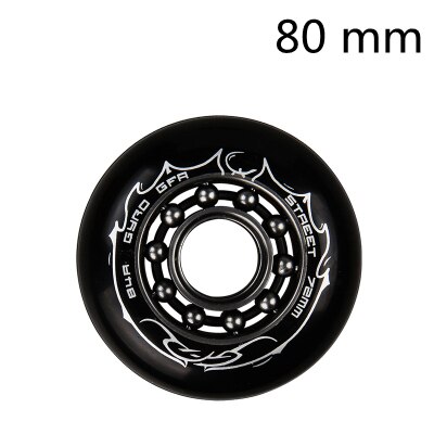 roller wheel skate wheel inline skate wheel 84 A gyro wheel: black 80