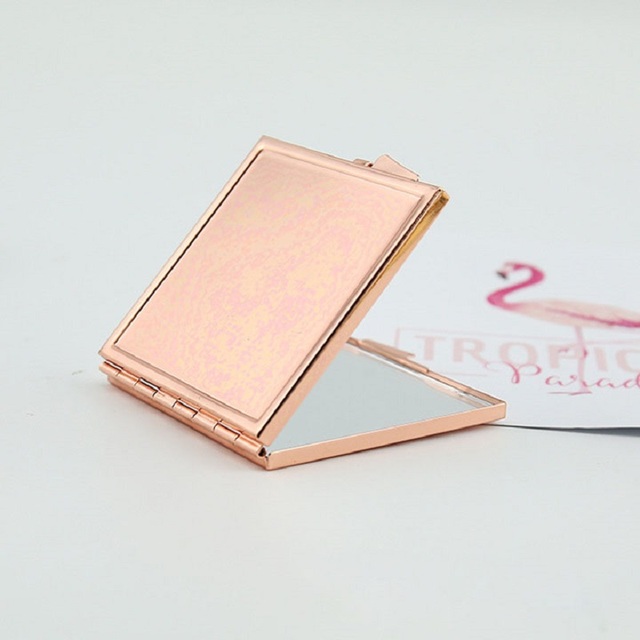 Espejo de bolsillo con aumento para cosméticos, espejo de maquillaje redondo compacto para bolso, bolsa de viaje, hogar y oficina, 1 unidad: 6