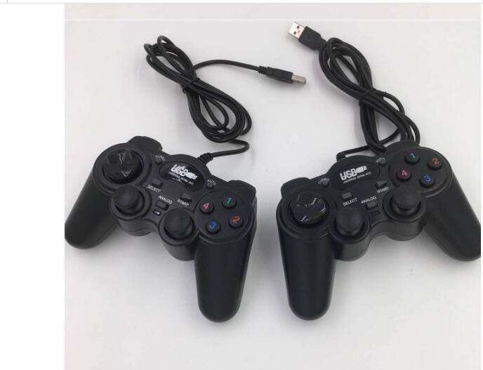 1 Pc Wired Usb Game Controller Voor Pc Computer Laptop Joystick Gamepad Met Trillingen Voor Winxp/Win7 8 10 gamepads