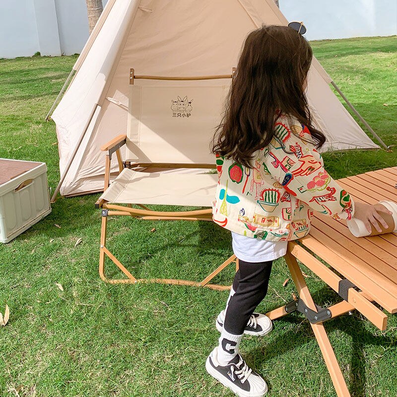 Capispalla colletto rovesciato monopetto lunghezza regolare stampa semplice comodo colorato adatto primavera bambini ragazze