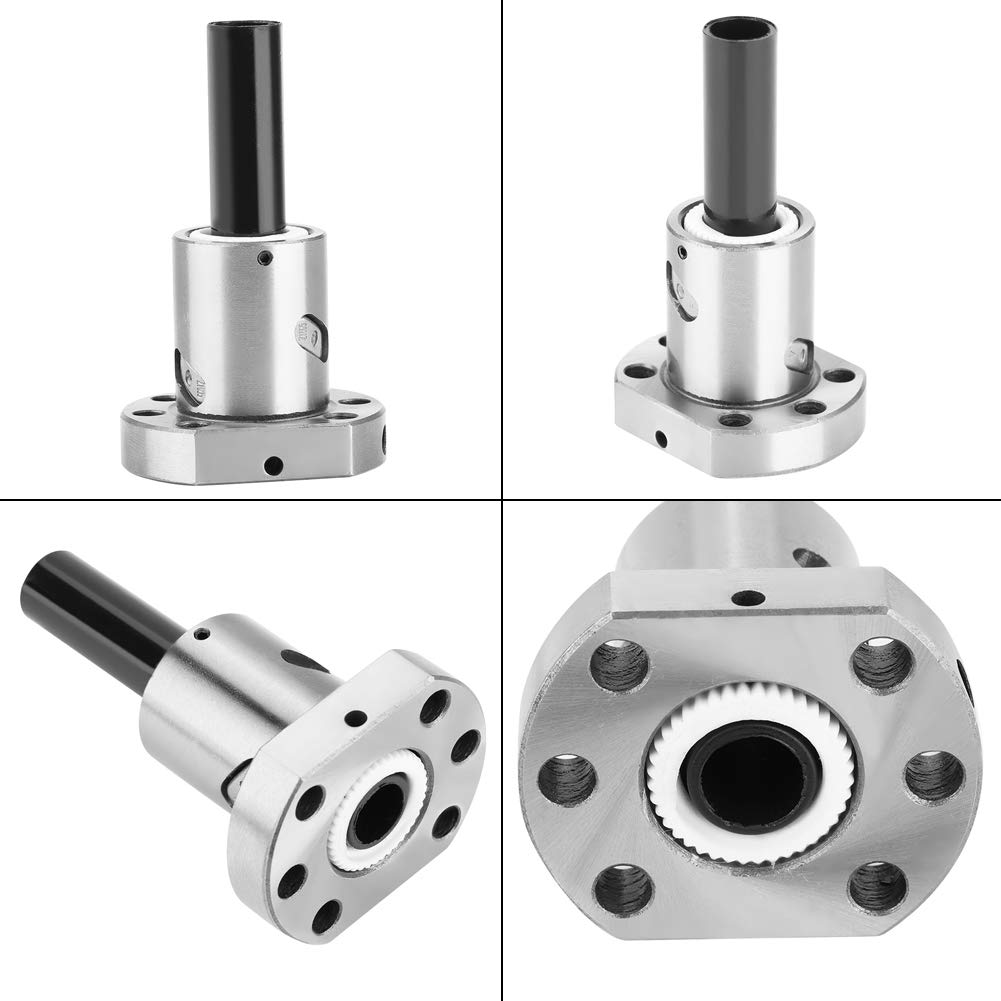 CNC Ball Screw C5 1605 Flange Single BallNut BK/BF12 RM1605 End Machined CNC SFU1605 200 250 300 350 400 450 500 550 1200 mm