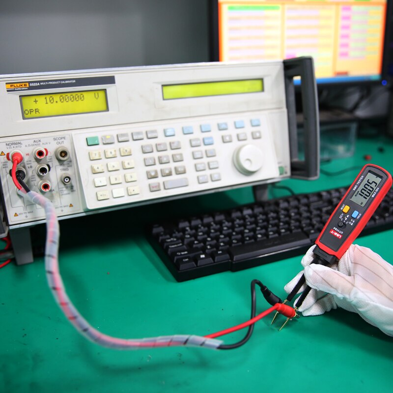 UNI-T Smd Tester Multimeter Weerstand Condensator Тестер 36V Dc Spanning Batterij Meting Rotable Tweezer Led Diode Test