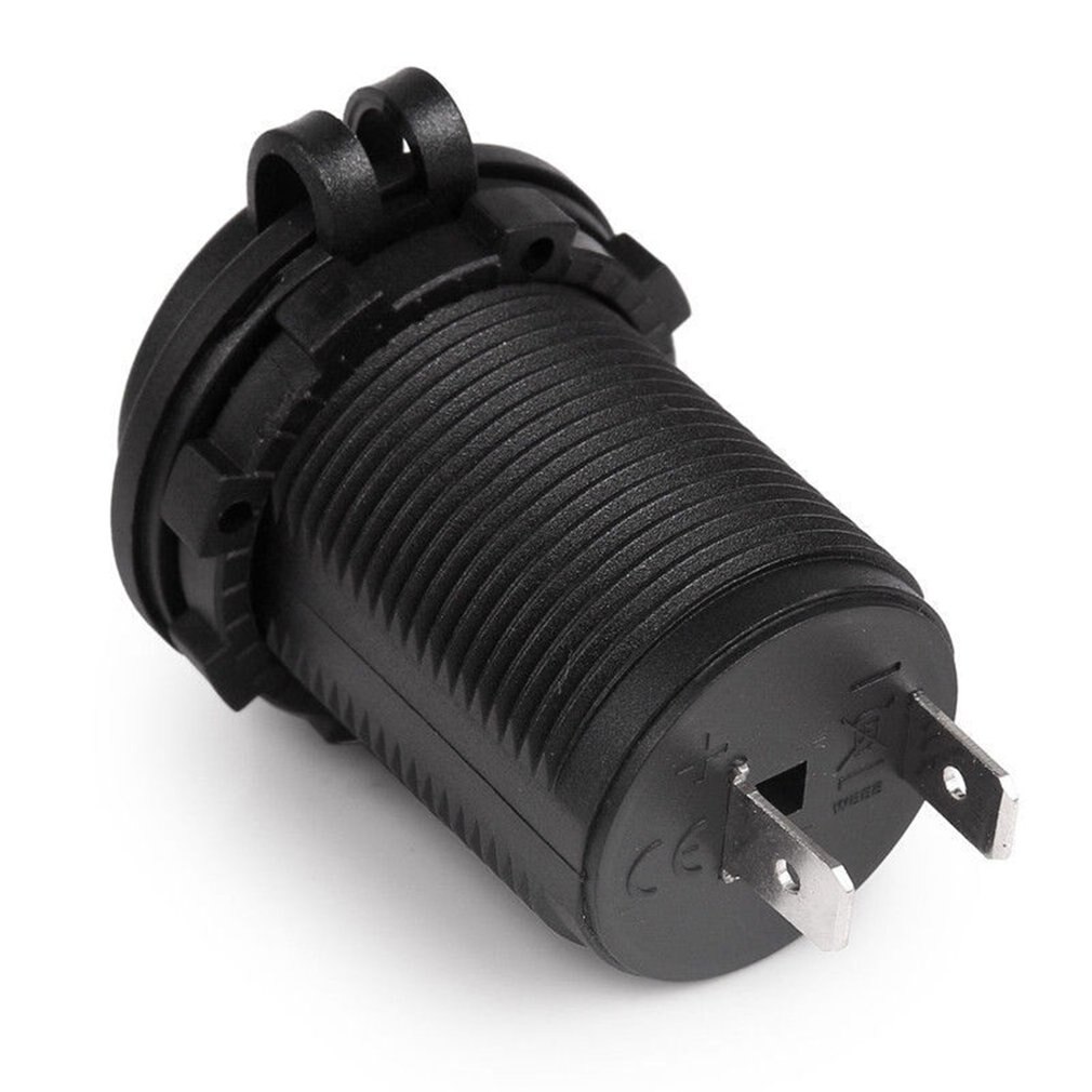 Waterdichte Auto Motorrijwiel Sigarettenaansteker Voeding Socket Plug Outlet Power Adapter Geschikt Voor 12-24V