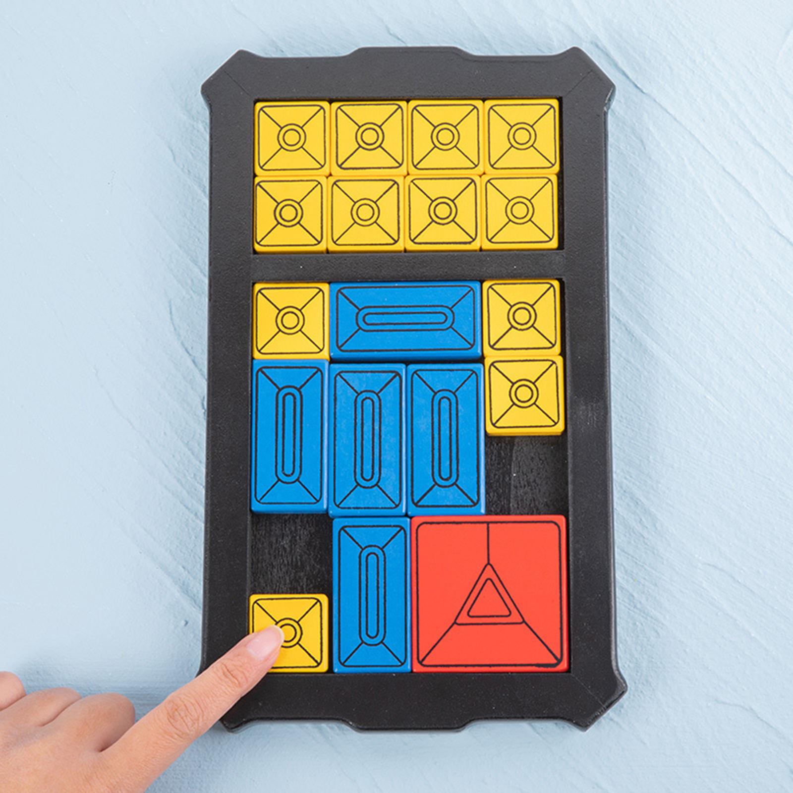 Huarong Road Schuifpuzzel Spel Brain Teaser Interactieve Zintuiglijke Magnetische Voor Auto