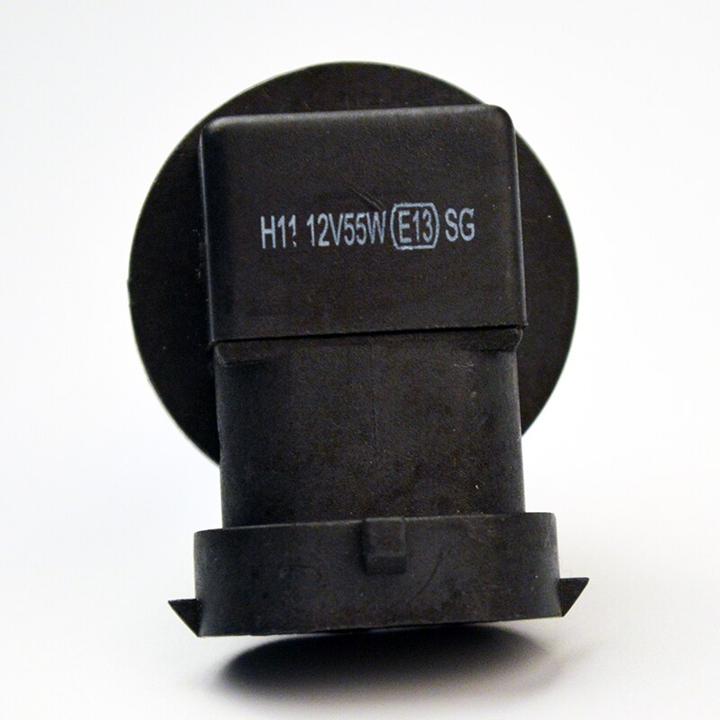 Hippcron H11 Halogenlampe 12V 55W 2 Stck (1 Paar) Super Weiß 5000K Quarz Glas Dunkelblau Auto Scheinwerfer Lampe