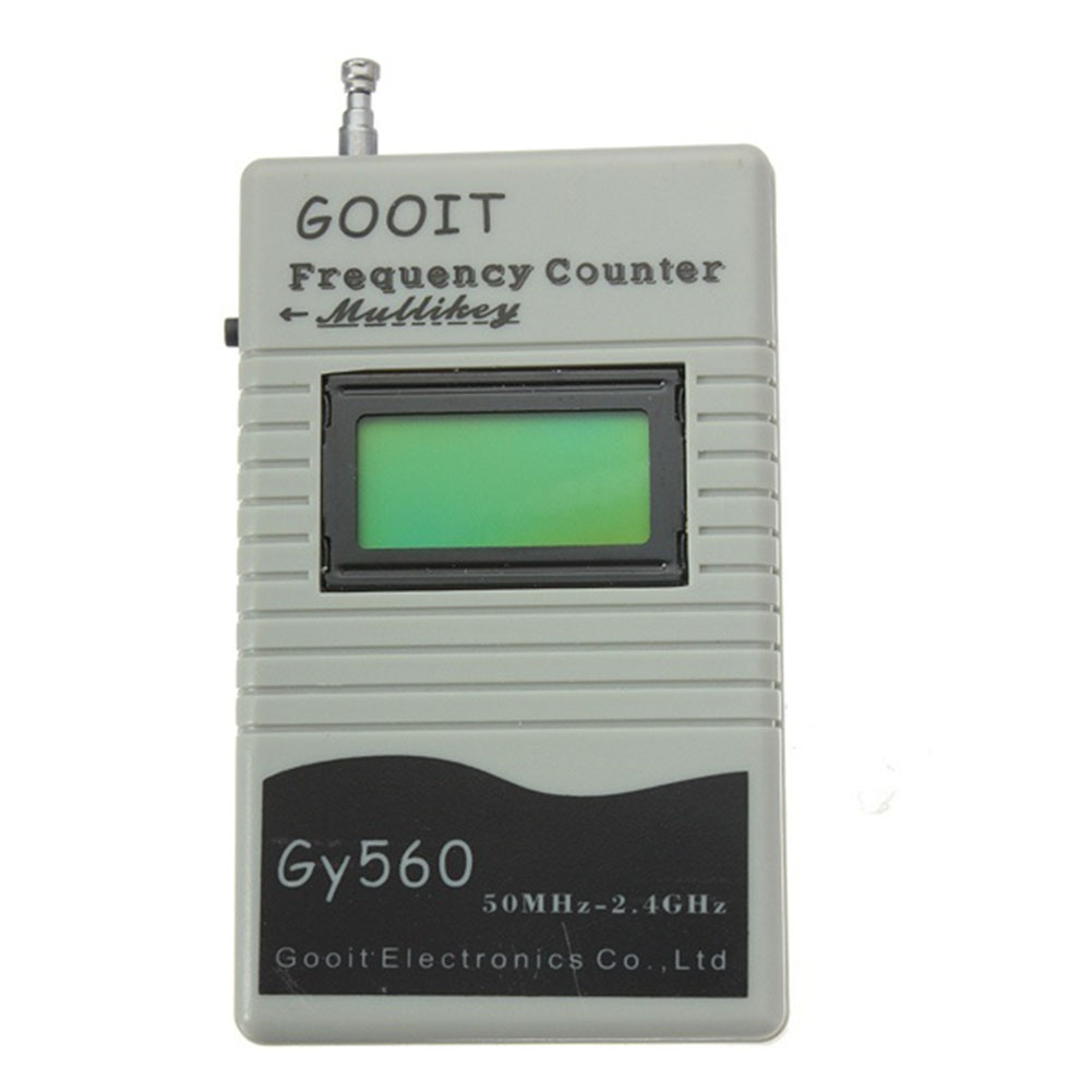 GY-560 LCD Display Walkie Talkie Electronic Audio Testing Practical Portable Decoder Radio Frequency Counter
