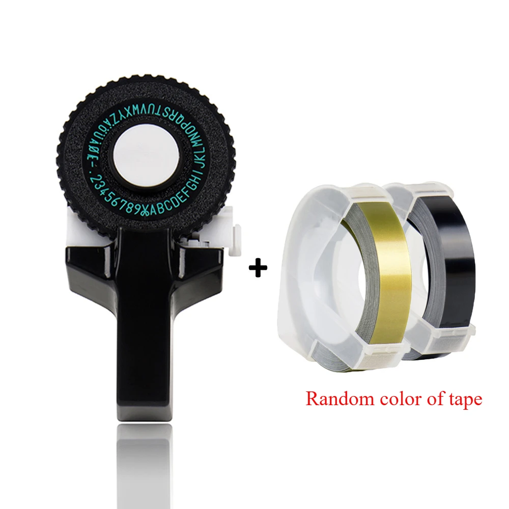 Mini-Etikettendrucker-Hersteller, Etikettierer, tragbare 3D-Prägeschreibmaschine, Ersatz für Etikettiermaschine, Hand, Zuhause, dekoratives Klebebandpapier