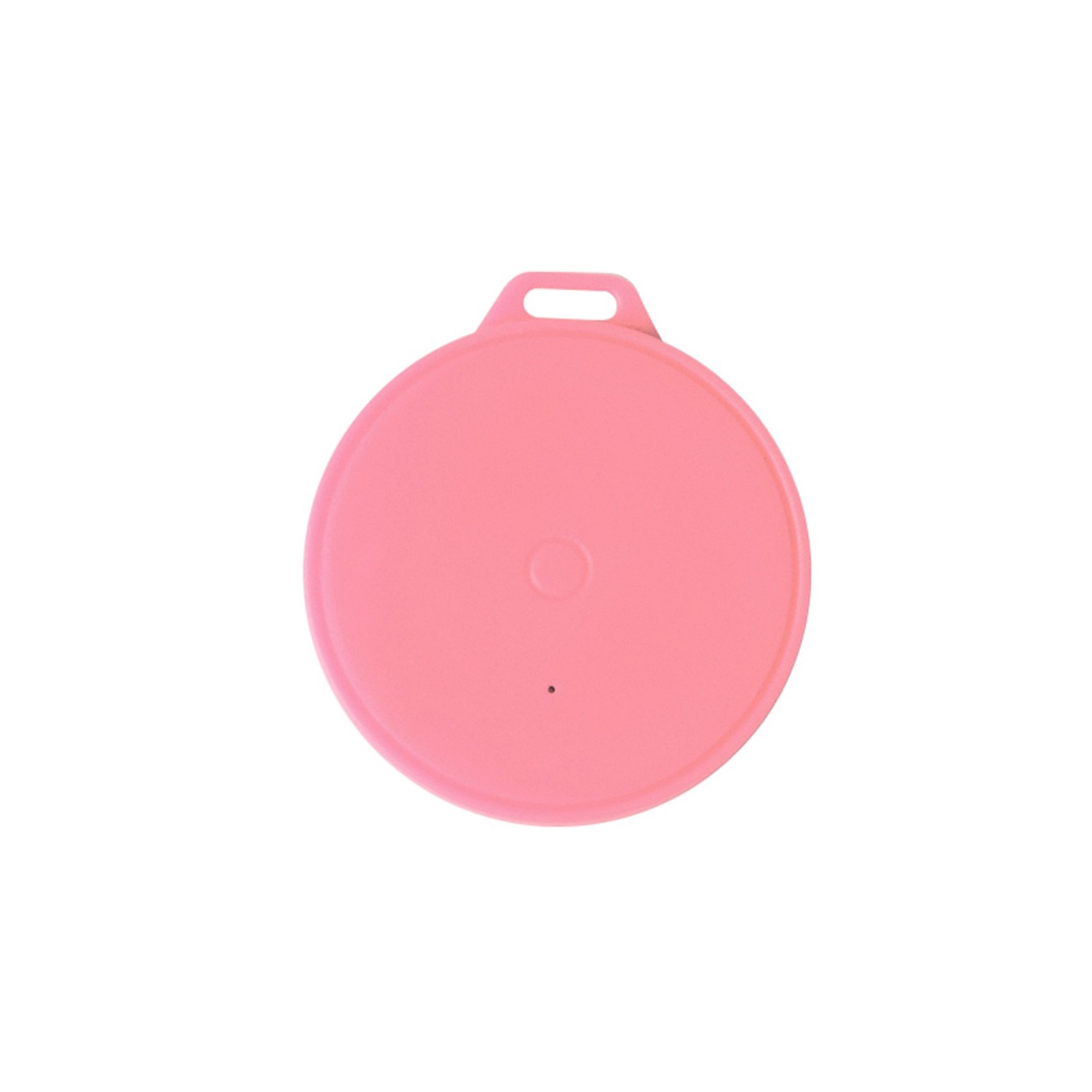 Mini Bluetooth Tracking Device Portable Round Bluetooth Anti-lost Tracker Wireless Smart Key Finder Item Locator: Pink 