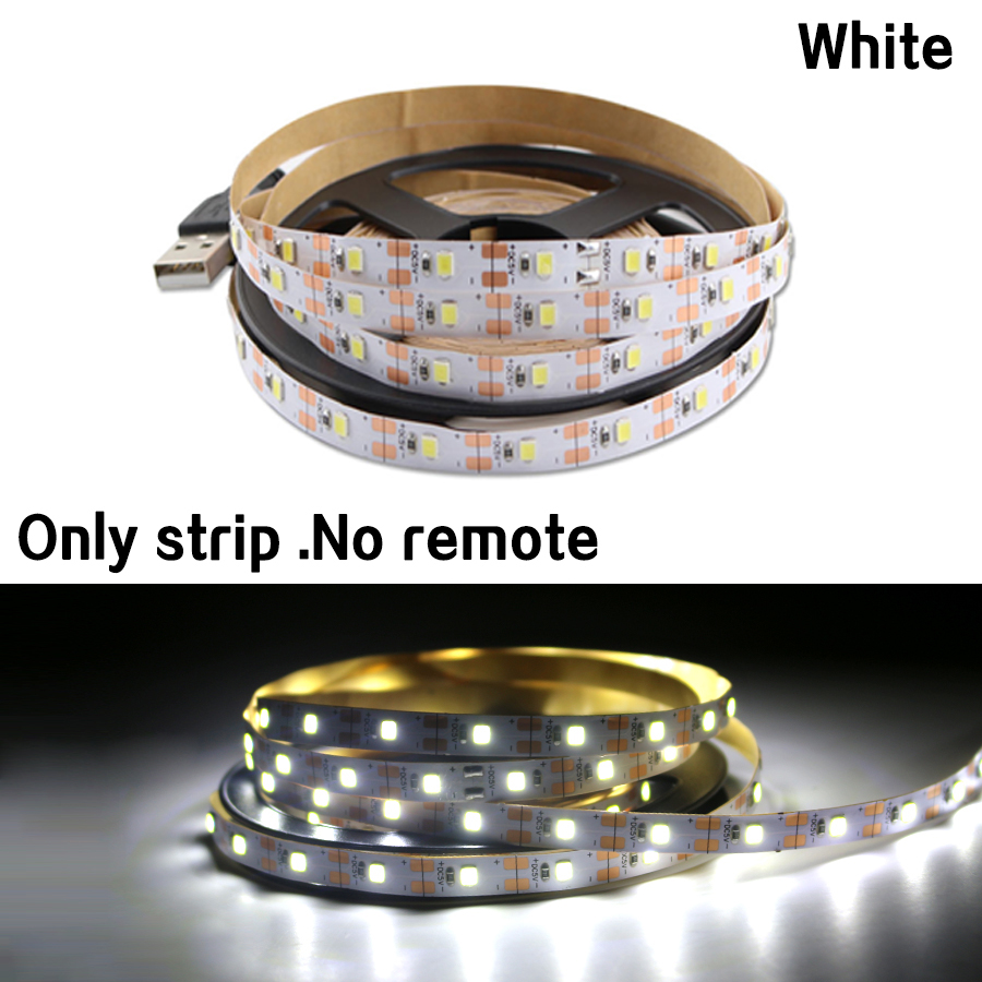 Tira de luces LED RGB de 5V USB 5 V PC TV retroiluminación 2835 0,5 m 1m 2m 3m 4m 5m 5 V voltios tira de luces LED USB cinta de lámpara cinta de diodo: Borgoña / De Color2