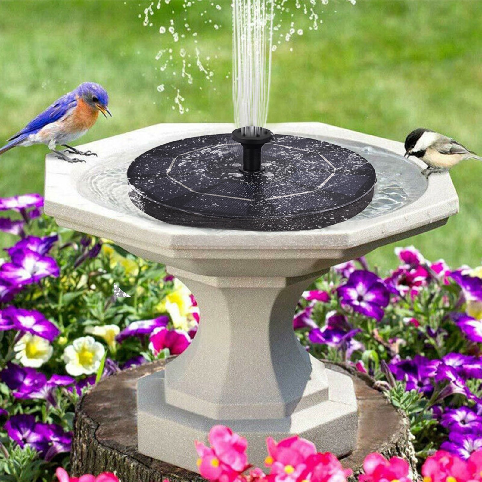 9V3W Solar Fontein Pomp Draagbare Led Drijvende Zonne-energie Fontein Pomp Voor Vogelbad Tuin Achtertuin Vijver Zwembad