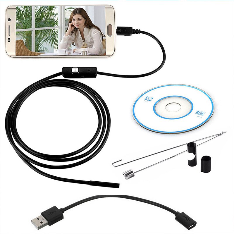 Gizcam Endoskop M Mm Su Ge Irmez Otg Android Telefon Endoskop Muayene Usb Borescope T P