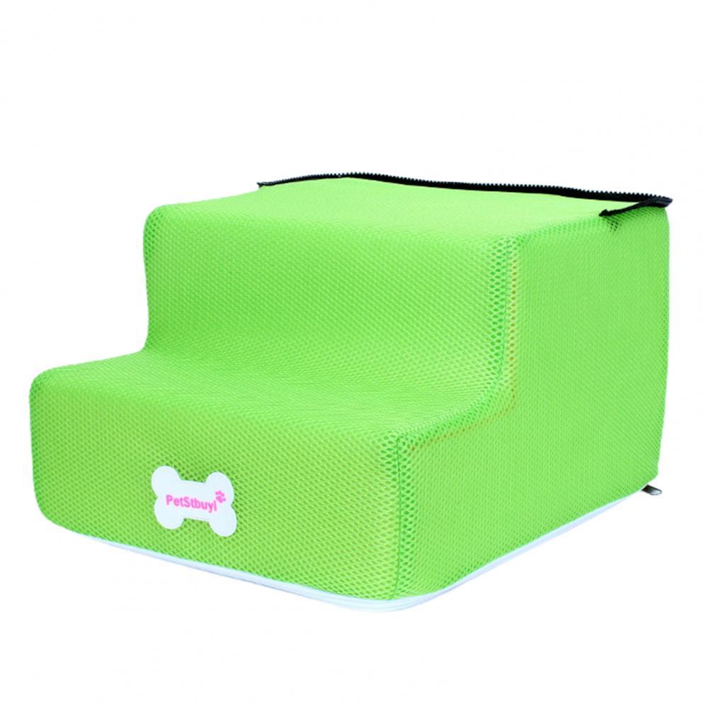 Dog Climbing Ladder Safe Pet Ladder 12 Colors Climbing Durable Sturdy Dog Climbing Ramp: Green