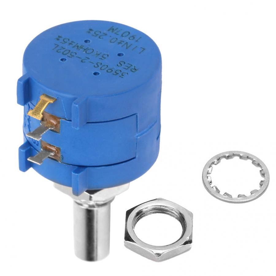 3590S-2-502L 5K Ohm potenciómetro multivuelta de precisión de resistencia ajustable