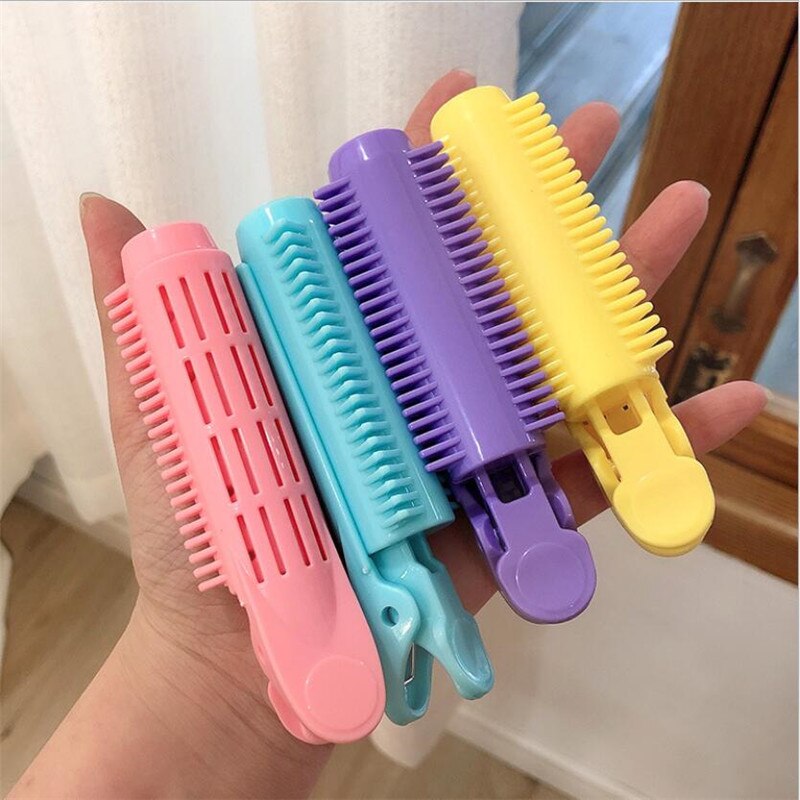 Bigoudis professionnels en plastique, 6 pièces, outils de coiffure, bigoudis naturels, ondulés