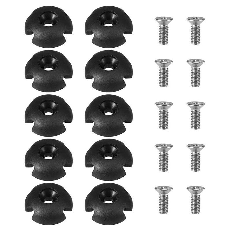 10 Stuks Deck Line Gids Ingelaste Ronde Out Pull Touw Gesp Montage Accessoires Voor Kajak Kano Boot