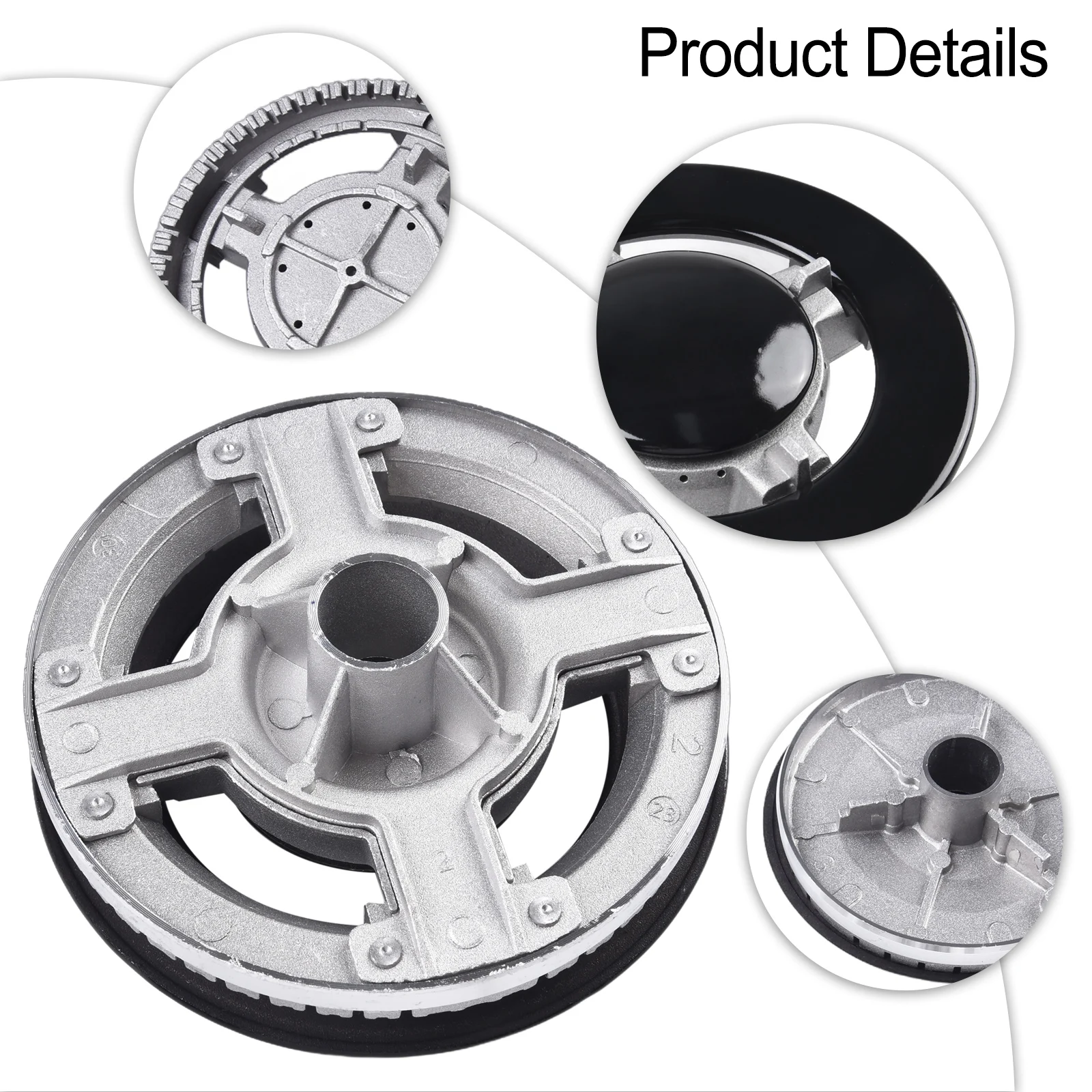 Cooker Hat Set Oven Gas Hob Burner Crown Flame Cap For Kitchen For SABAF Stove Handles Lid Kit For Gas Stove Burners accessories
