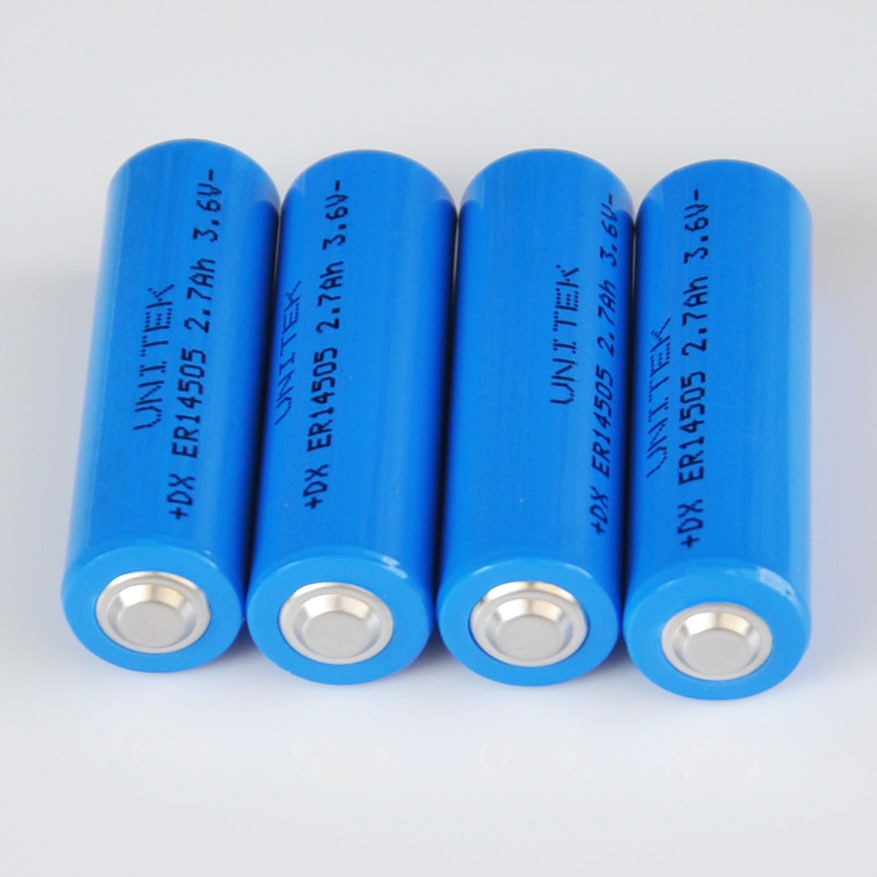4 STKS 3.6 V liSOCL2 lithiumbatterij ER14505 AA ER 14505 PCL Droge cell 2700 mah vervangen voor SAFT LS14500 Tadiran TL-5903 ER6V