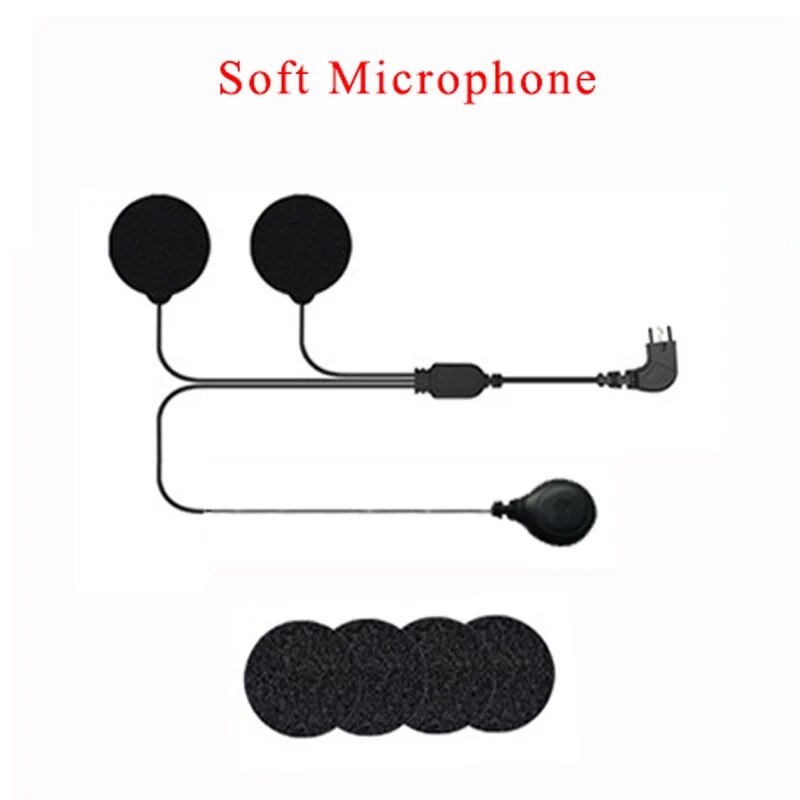 Motorfiets groep intercom helm maxto  m2 originele onderdelen zachte & harde microfoon headset klem accessoires