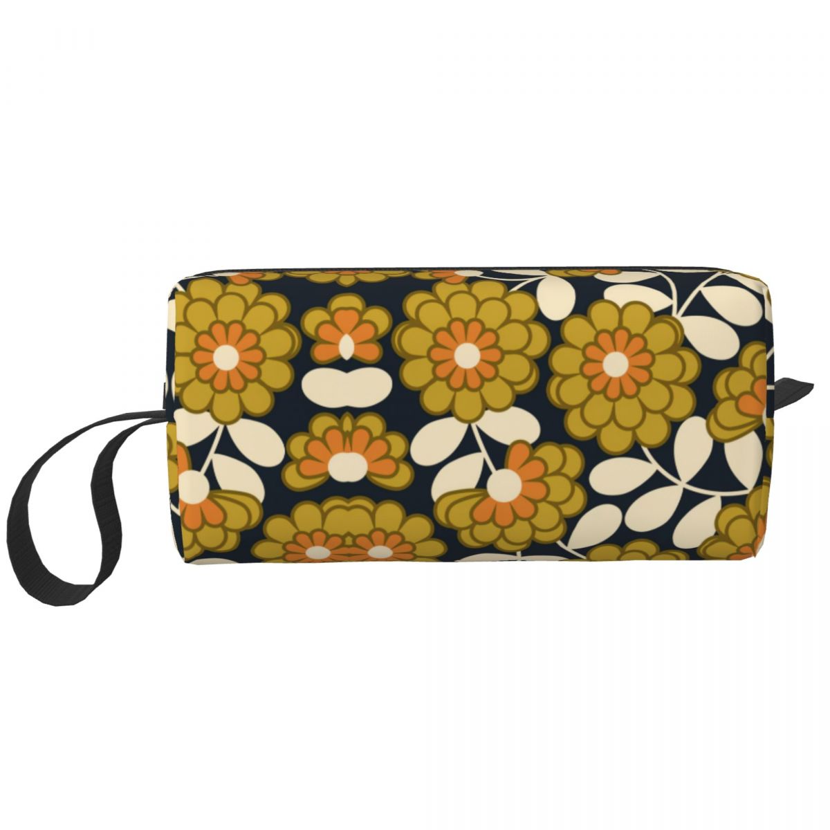Custom Cute Home Orla Kiely Travel Toiletry Bag for Women Cosmetic Makeup Bag Beauty Storage Bags Dopp Kit Case Box
