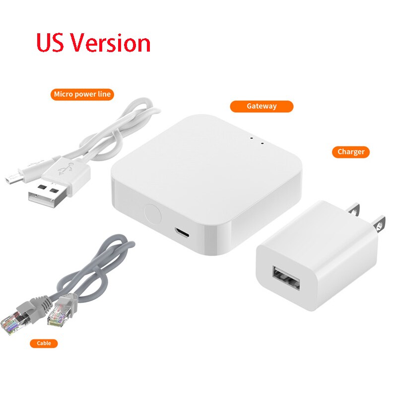Tuya zigbee gateway hub smart wifi hjem bro smart liv trådløs fjernbetjening stemmestyring arbejde med alexa google hjem: Kablet os version