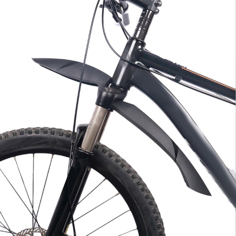 Guardabarros de bicicleta MTB 24 - 29 pulgadas guardabarros de rueda delantera/trasera accesorios de bicicleta práctico montaje Extra largo ancho